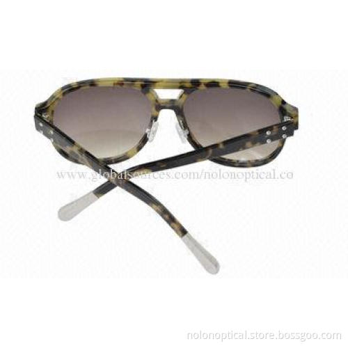 Classic Acetate Tortoise Sunglasses, Customized Logos Accepted